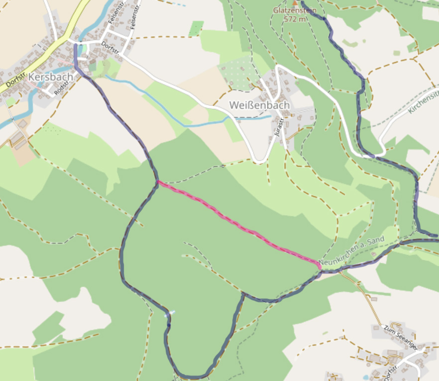 Wanderkarte